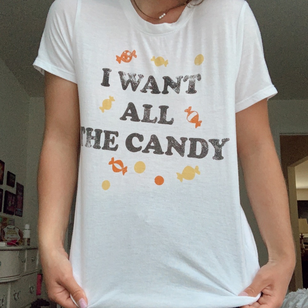 White Halloween tshirt